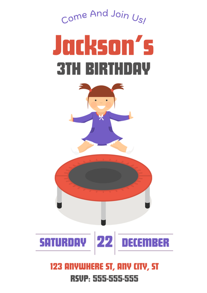 Altitude Birthday Party Invitation - CreativeRino