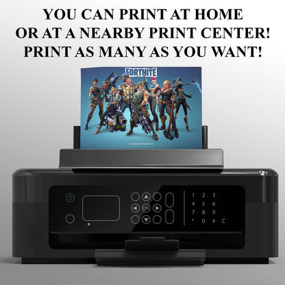 Editable Fortnite Birthday Invitation - CreativeRino