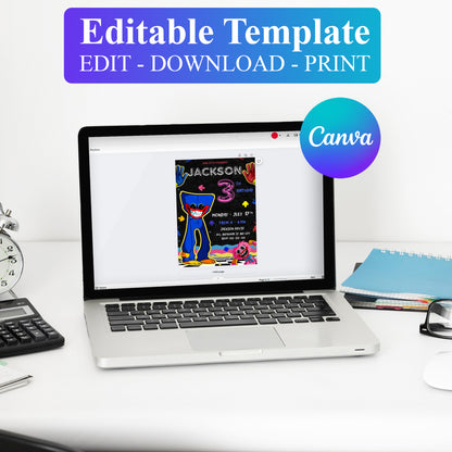 Poppy Playtime Party Invitations - CreativeRino