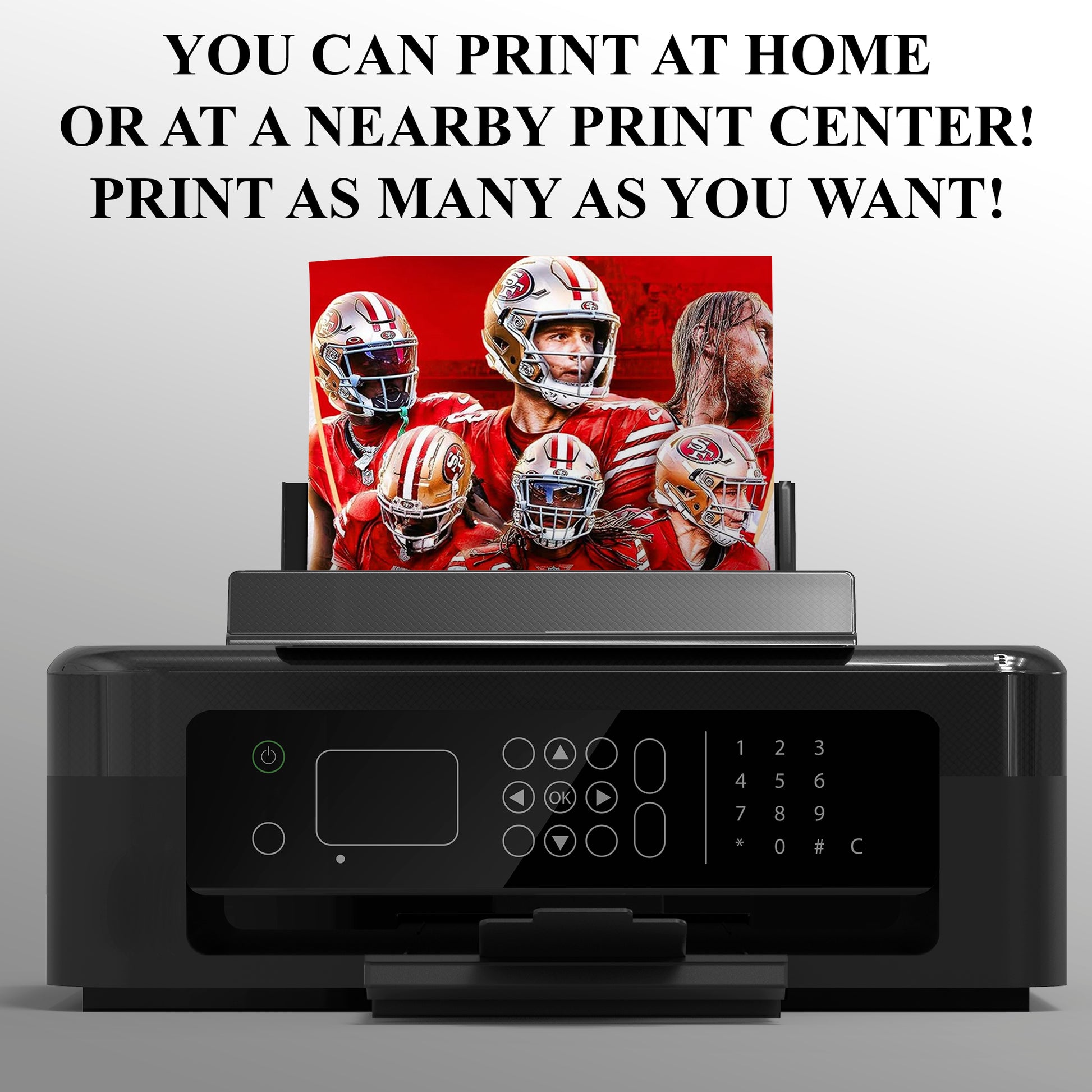 49ers Birthday Party Invitations - CreativeRino