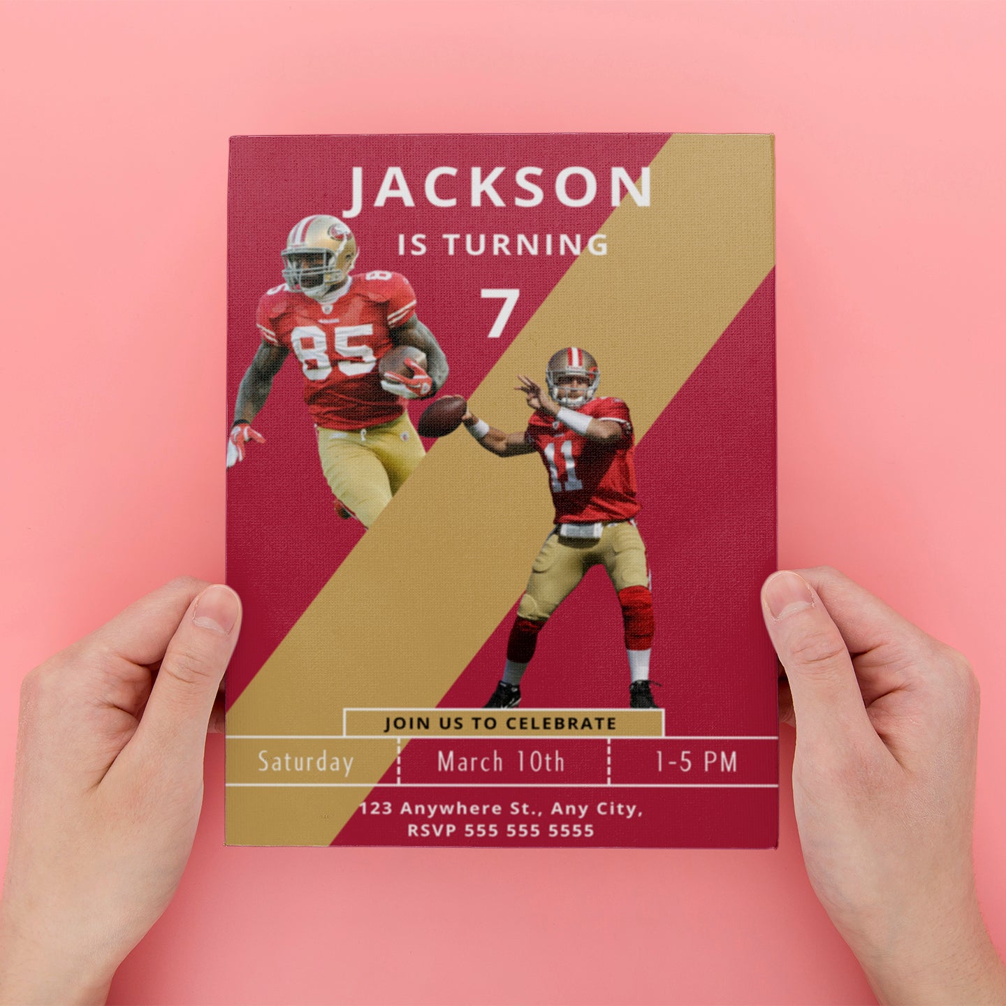 49ers Invitation Template - CreativeRino