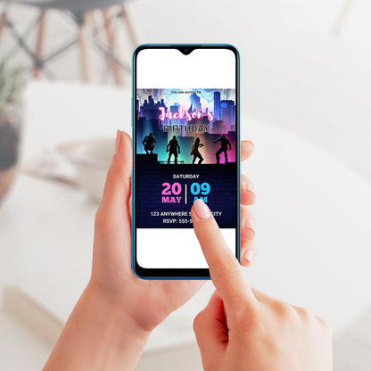 Superhero Birthday Invitation Template - CreativeRino