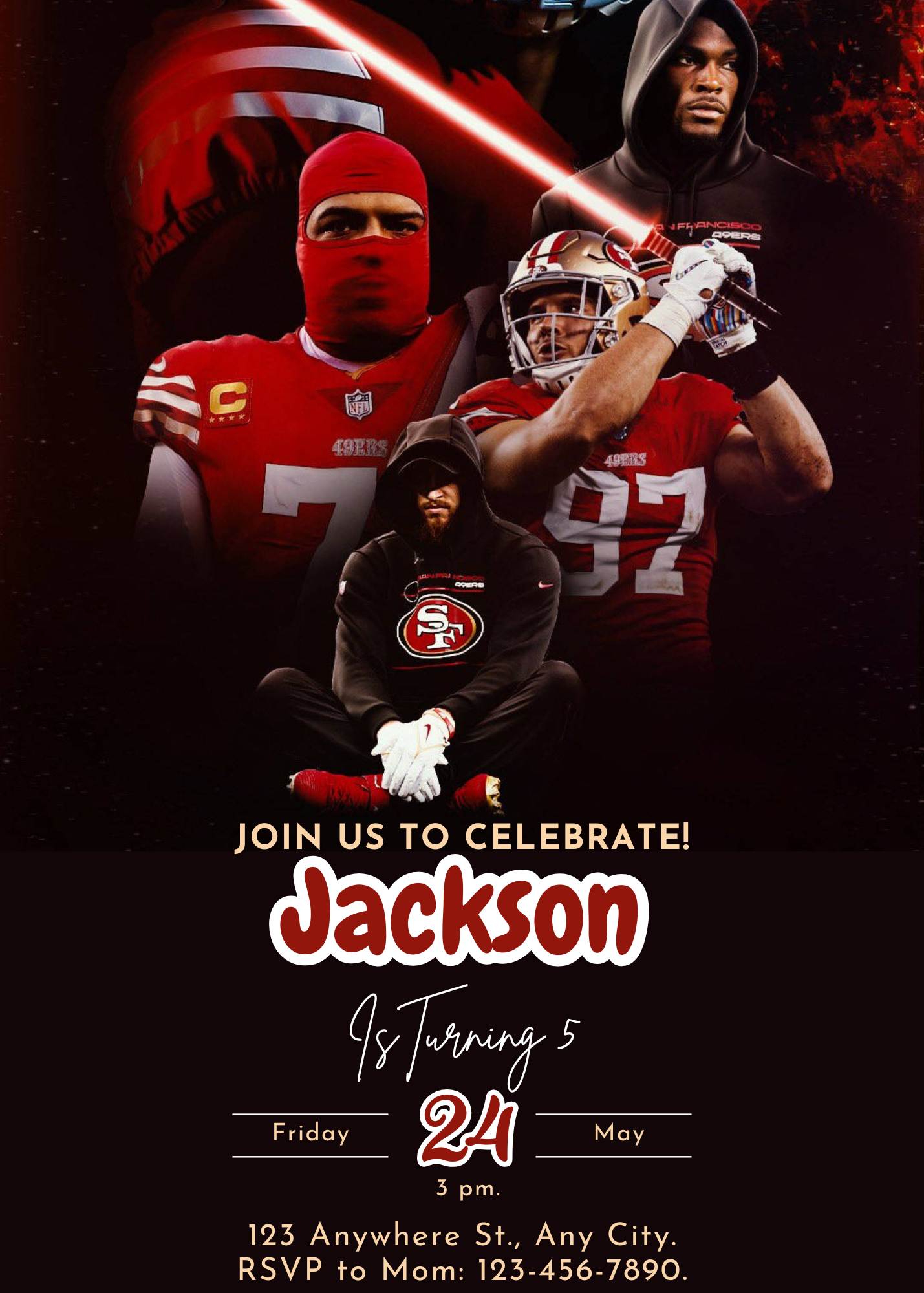49ers Invitation - CreativeRino