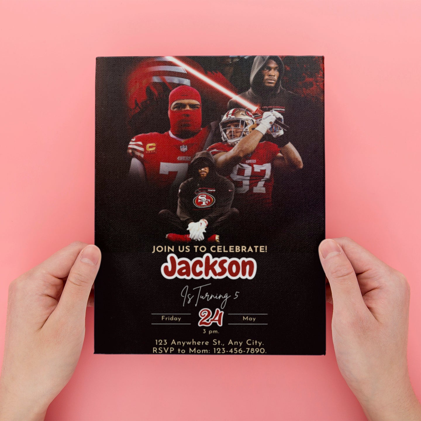 49ers Invitation - CreativeRino