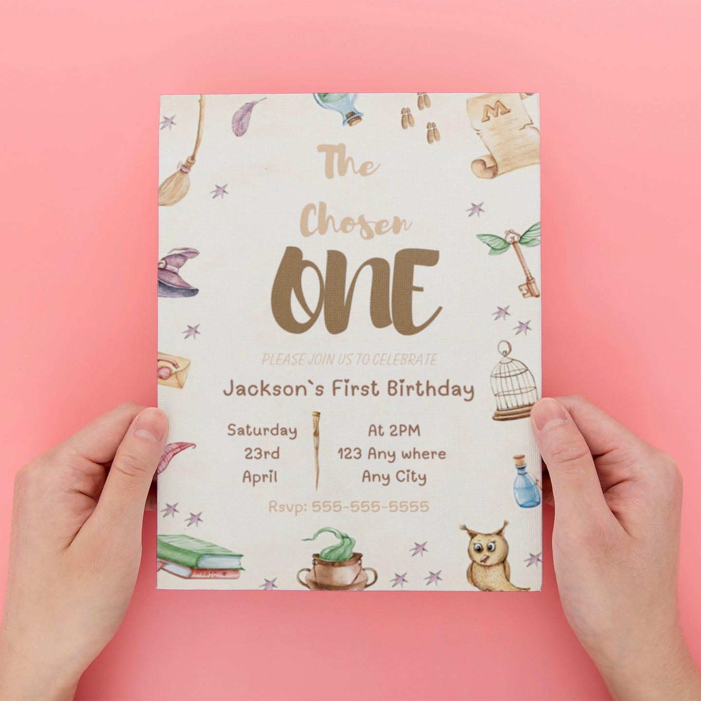 The Chosen One Birthday Invitation - CreativeRino