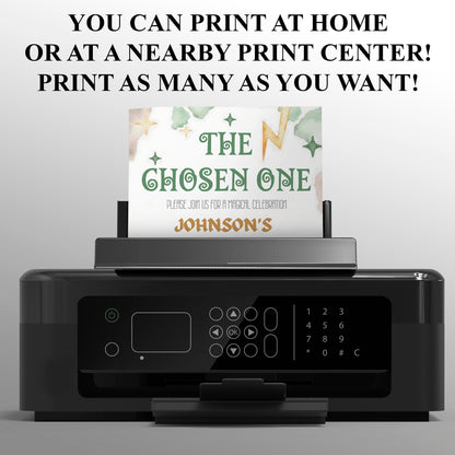 The Chosen One Invitation - CreativeRino