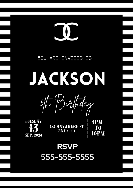 Chanel Invitation - CreativeRino