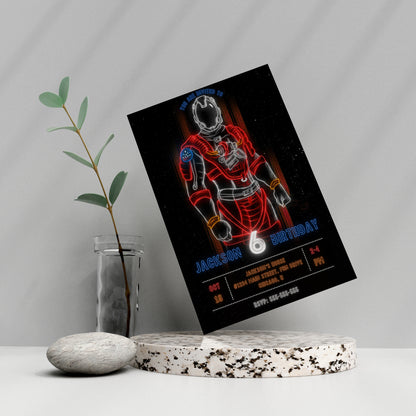 Starfield Birthday Invitation Template - CreativeRino