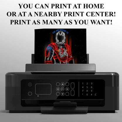 Starfield Birthday Invitation Template - CreativeRino