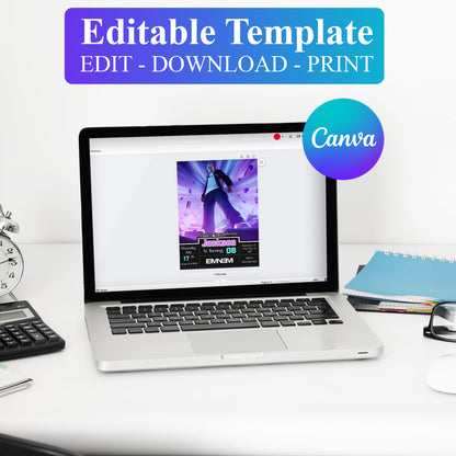 Eminem X Fortnite Birthday Invitations - CreativeRino