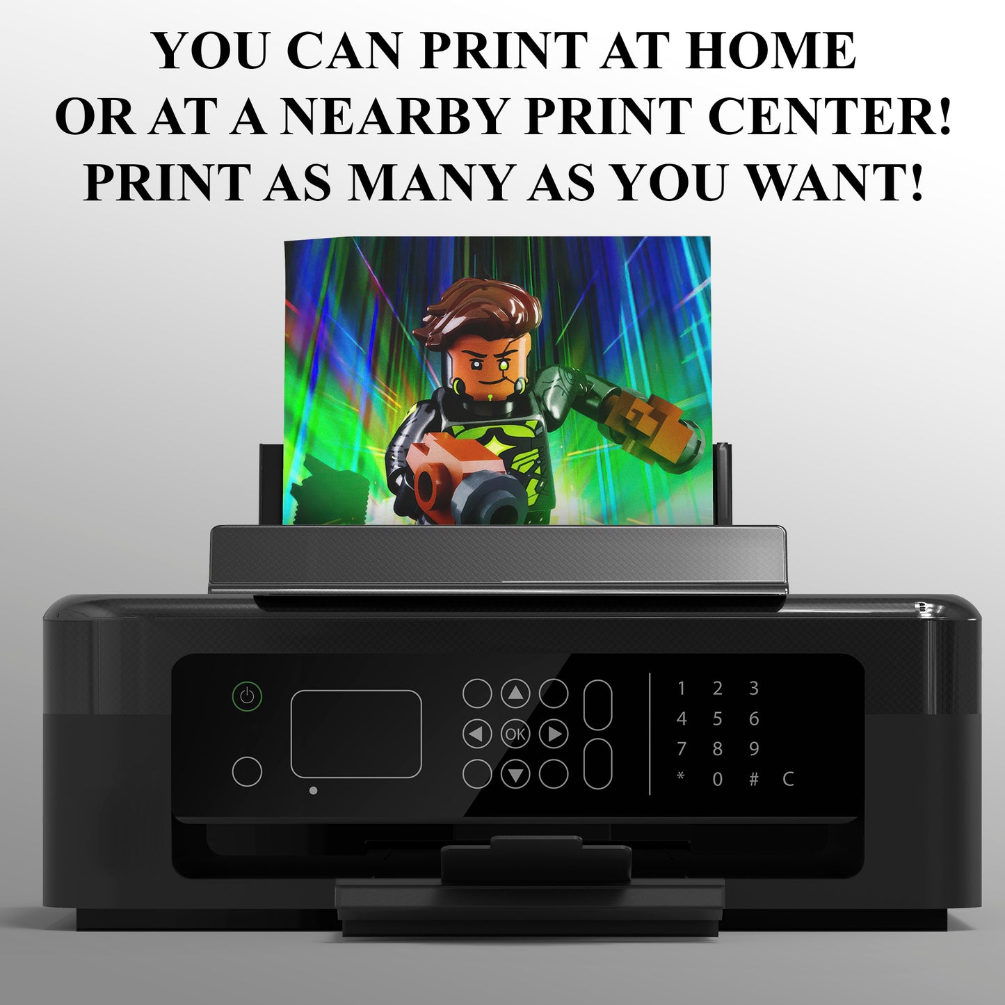 Lego Fortnite The Hunter Birthday Invitation - CreativeRino