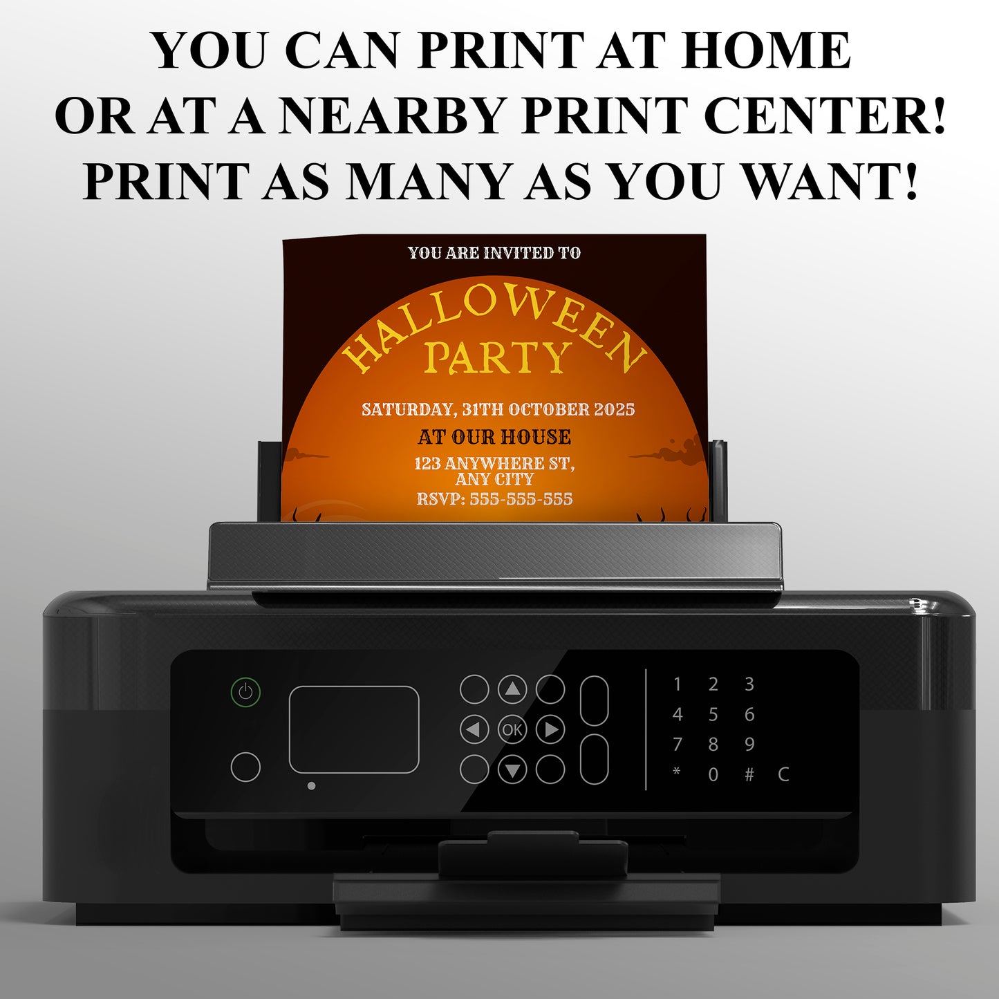 Pikachu Bulbasaur Halloween Party Invitation - CreativeRino