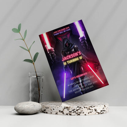 Star Wars Birthday Invitation Template - CreativeRino