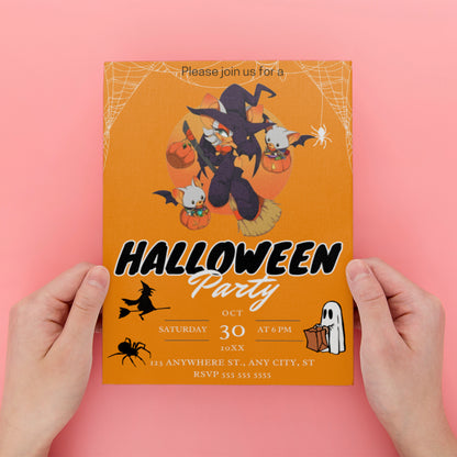 Super Sonic Halloween Party Invitation - CreativeRino