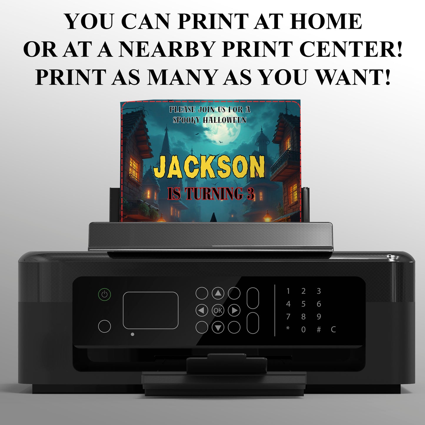 Minecraft Halloween Party Invitation - CreativeRino