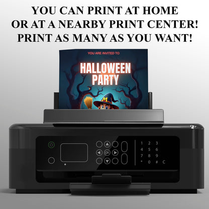 Spooky Super Mario Halloween Party Invitation - CreativeRino