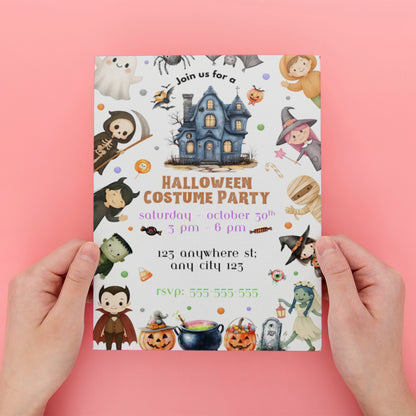 Halloween Costume Party Invitation - CreativeRino