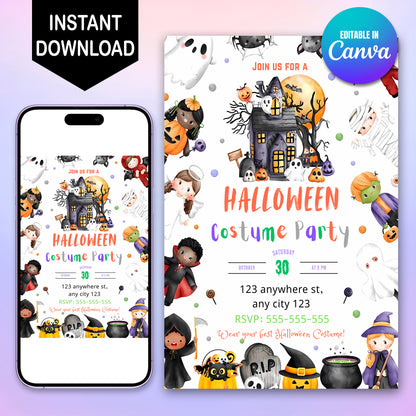 Halloween  Costume Party Template - CreativeRino