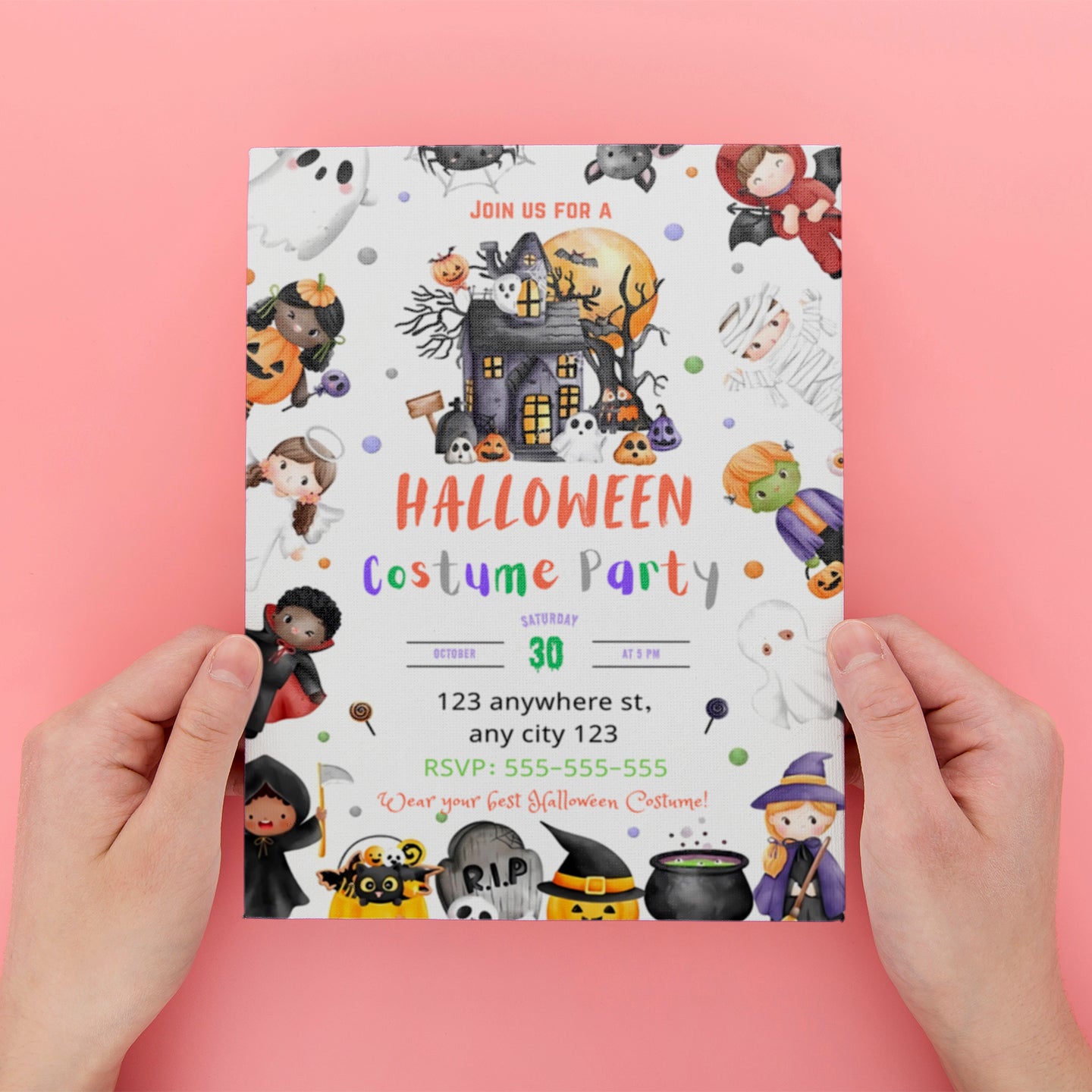 Halloween  Costume Party Template - CreativeRino
