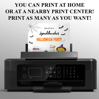 Spooktacular Halloween Invitation Halloween Party Invitation - CreativeRino