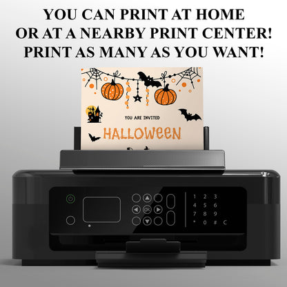 Halloween Party Invitation - CreativeRino