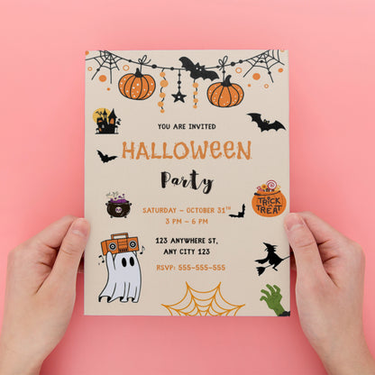 Halloween Party Invitation - CreativeRino