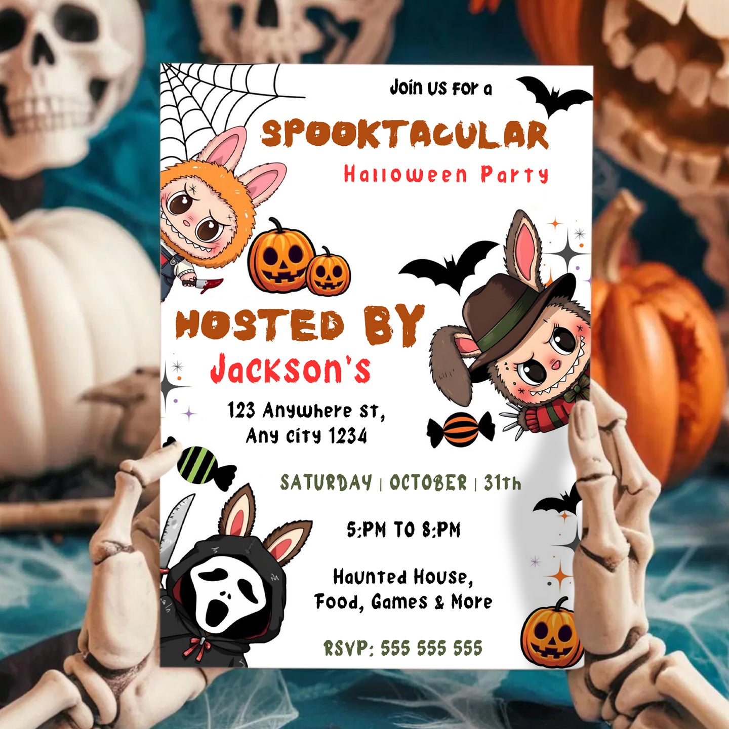 Labubu Spooktacular Halloween Party - CreativeRino