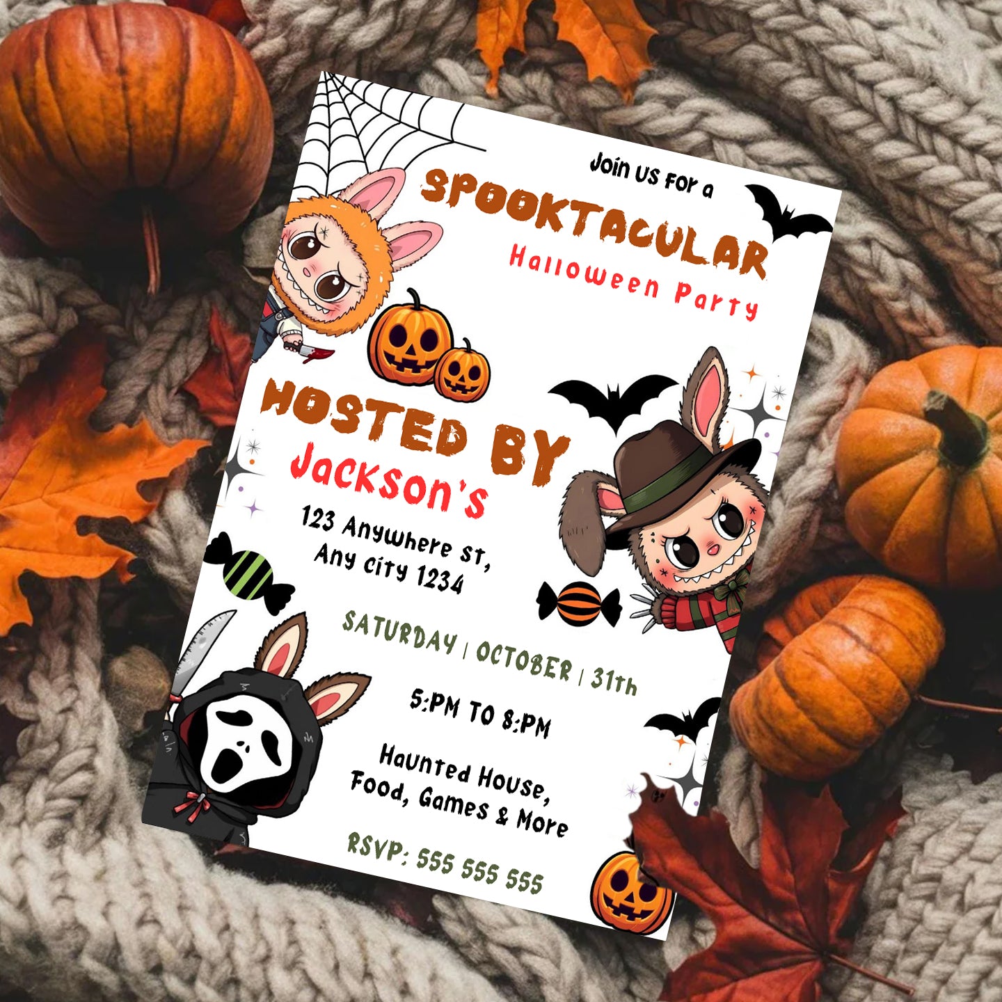 Labubu Spooktacular Halloween Party - CreativeRino