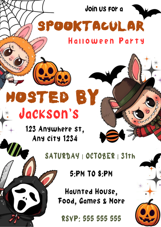 Labubu Spooktacular Halloween Party - CreativeRino