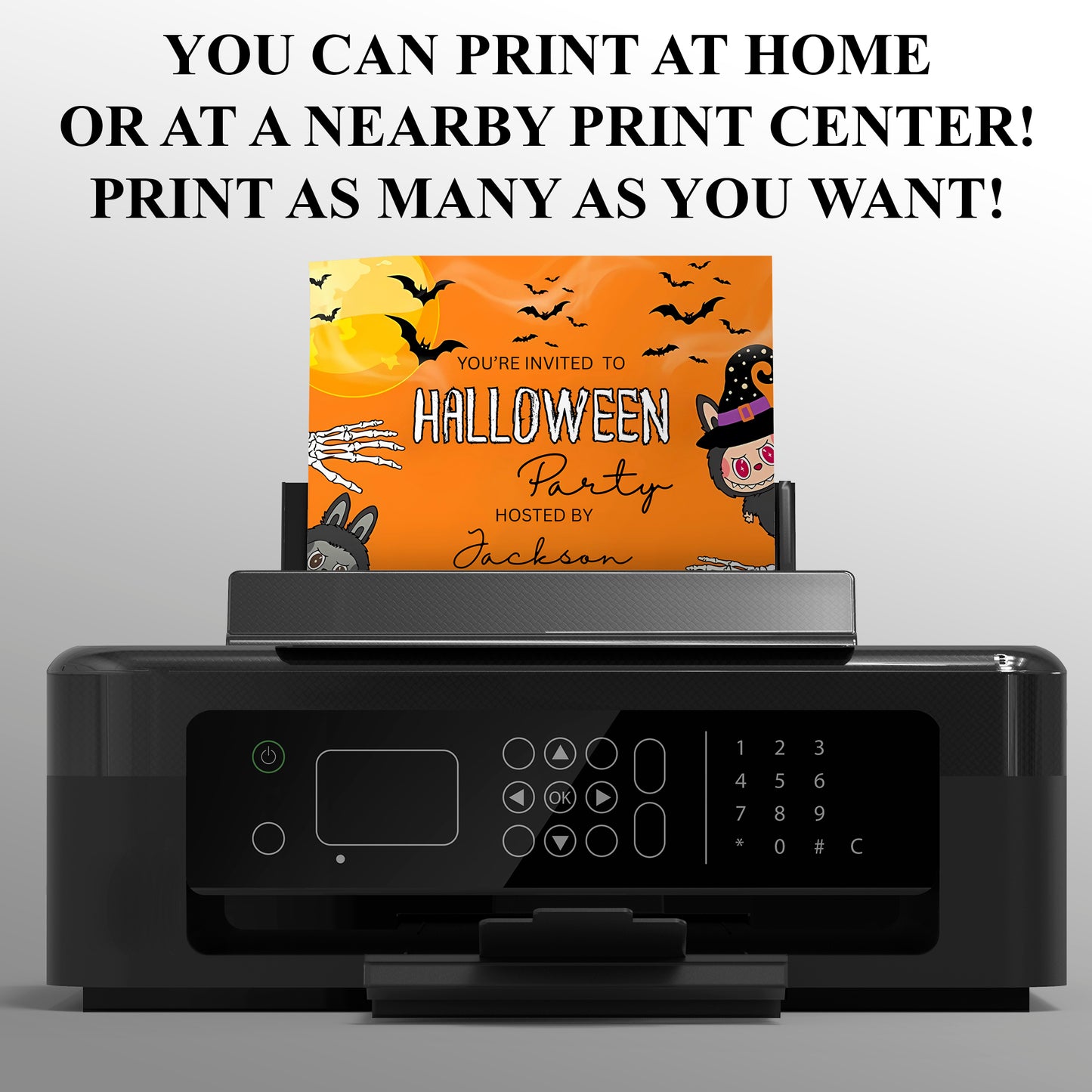 Labubu Halloween Party - CreativeRino