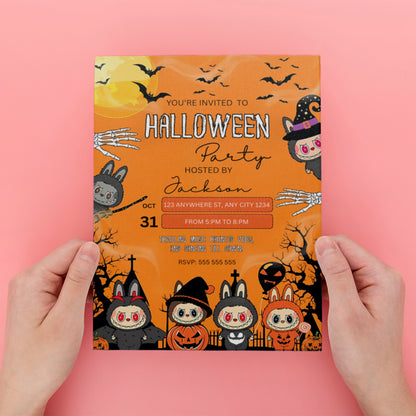 Labubu Halloween Party - CreativeRino