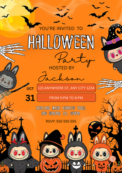 Labubu Halloween Party - CreativeRino