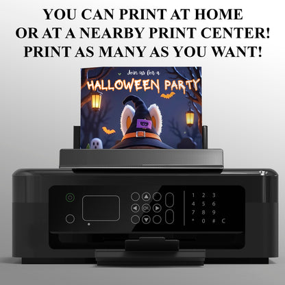 Labubu Halloween Party Template - CreativeRino