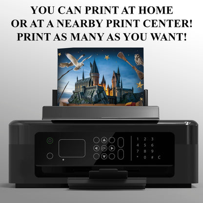 Harry Potter Halloween Birthday Party Invitation - CreativeRino