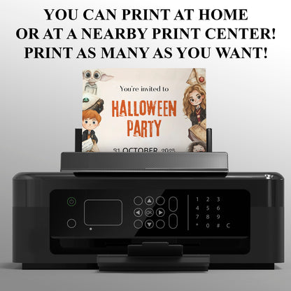 Harry Potter Halloween Invitation - CreativeRino