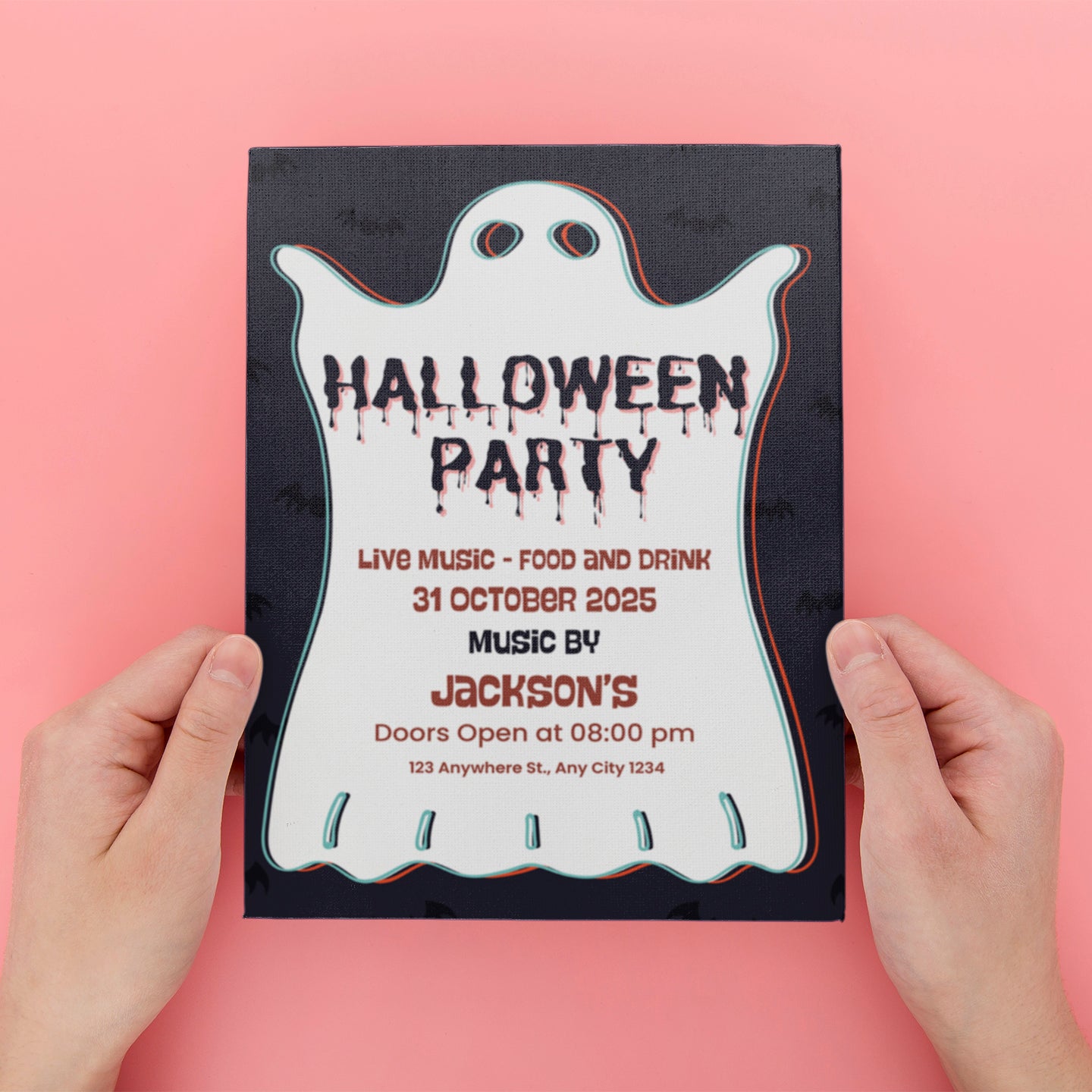 Ghost Halloween Party Invitation - CreativeRino