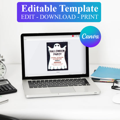 Ghost Halloween Party Invitation - CreativeRino