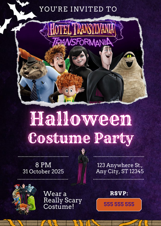 Hotel Transylvania Halloween Costume Party - CreativeRino