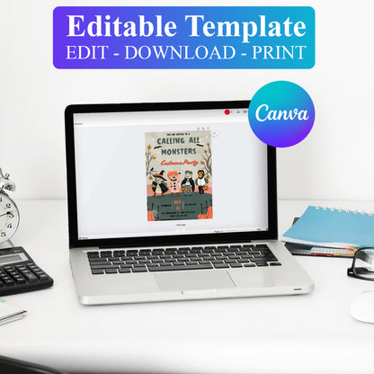 Calling All Monsters Halloween Invitation - CreativeRino