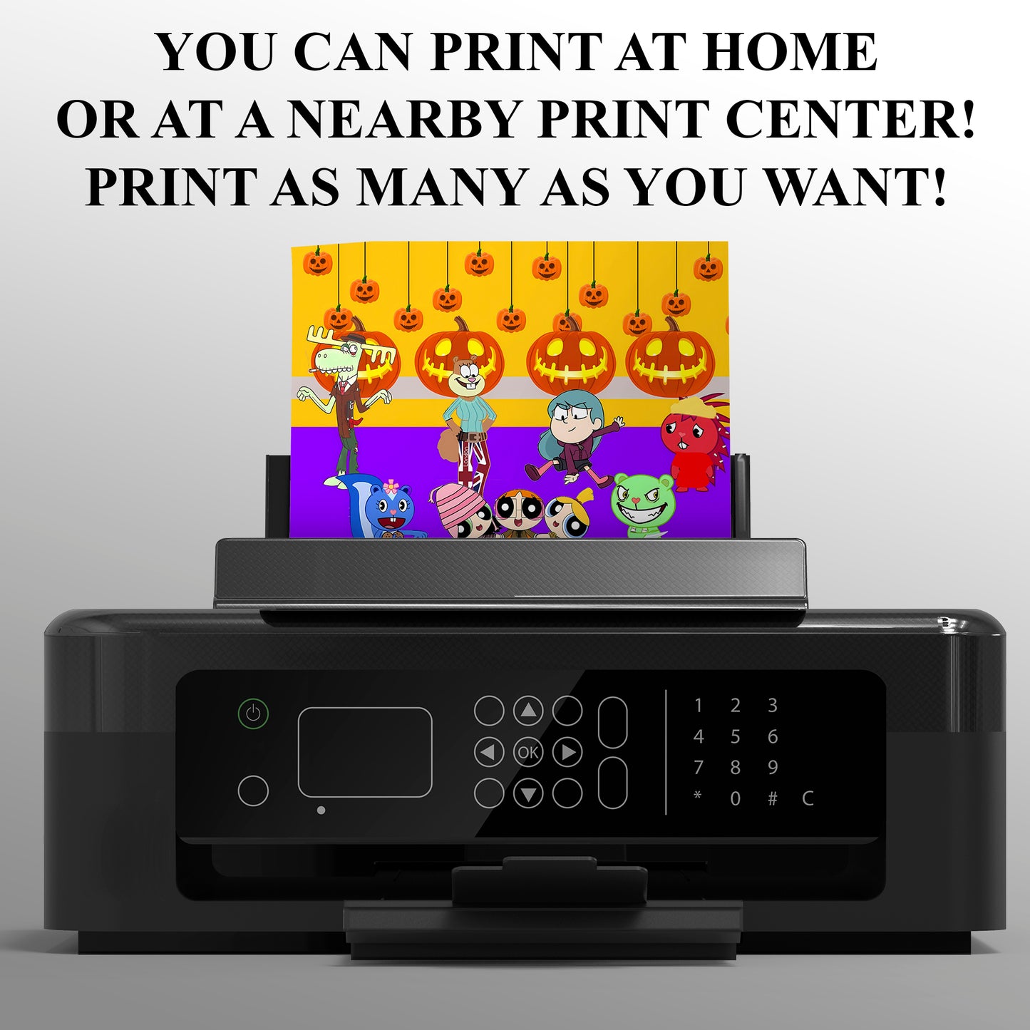 Powerpuff Girls Halloween Birthday Party Invitation - CreativeRino