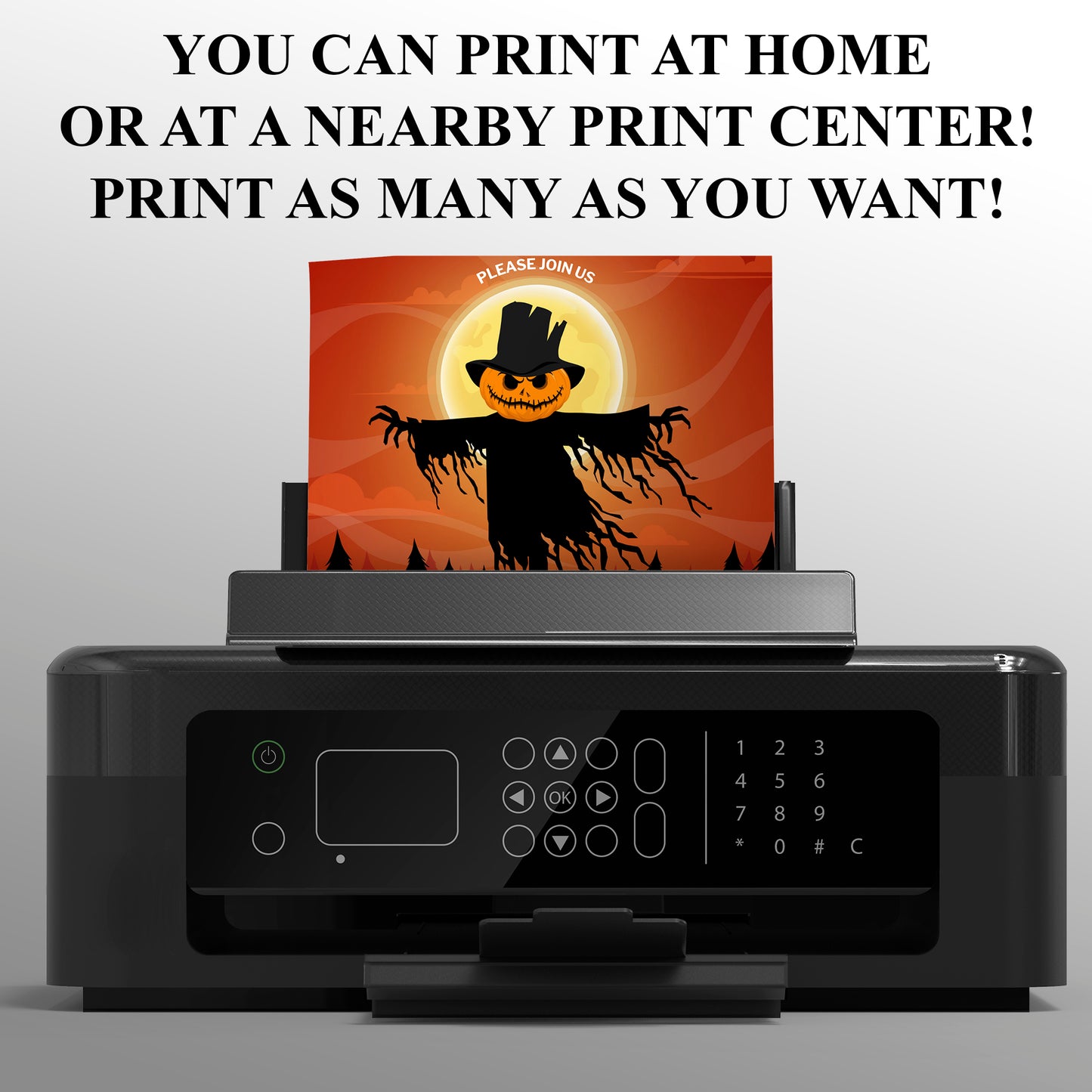 Ghost Pumpkin Halloween Party Invitation - CreativeRino