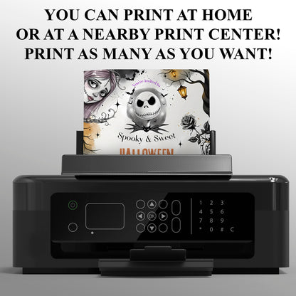 Nightmare Before Christmas Halloween Party Invitation - CreativeRino