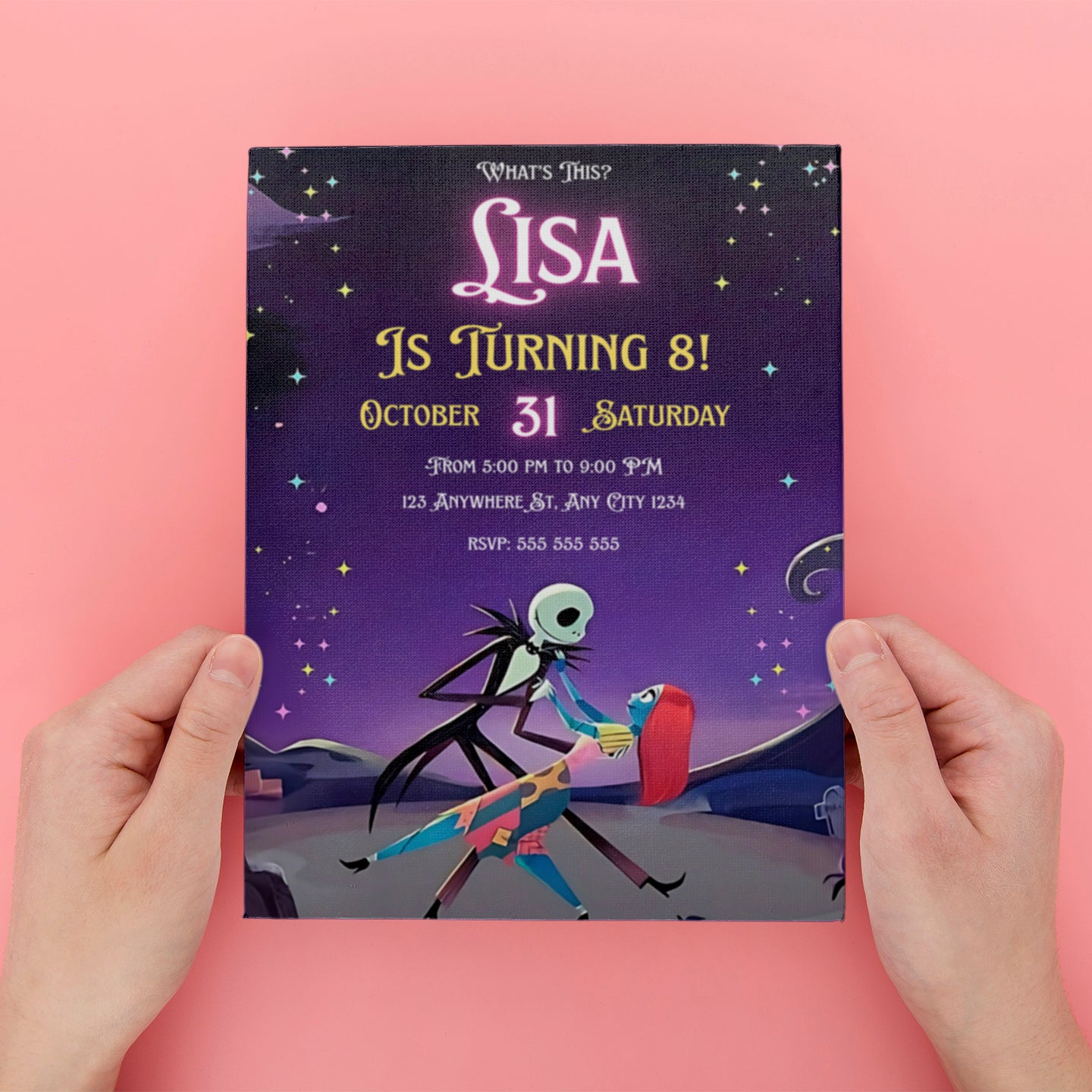 The Nightmare Before Christmas Birthday invitation - CreativeRino