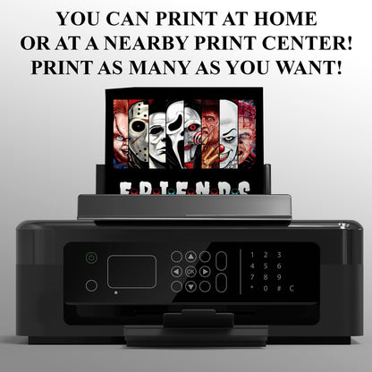 Halloween Friends Birthday invitation - CreativeRino