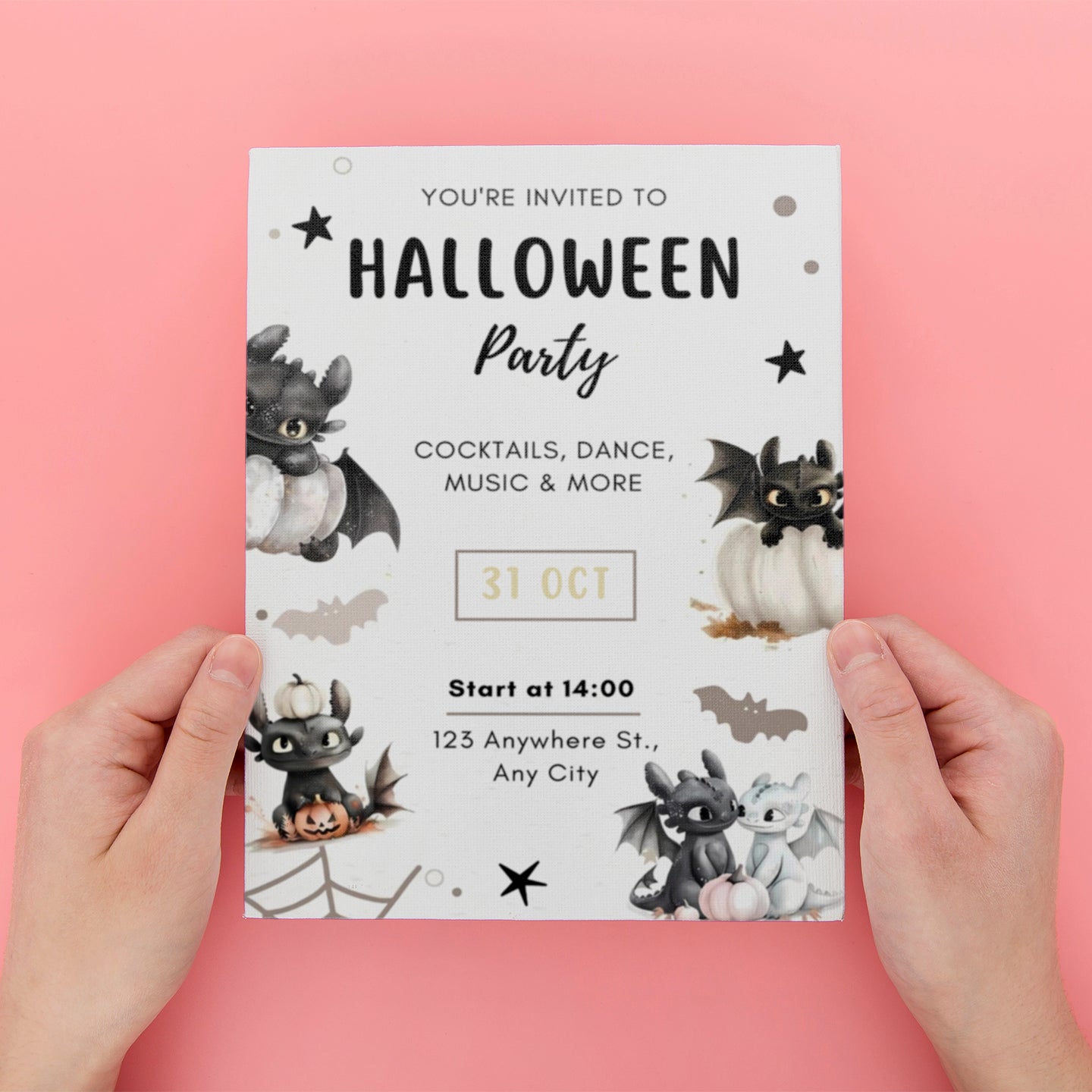 How to Train Your Dragon Halloween Party Invitation - CreativeRino