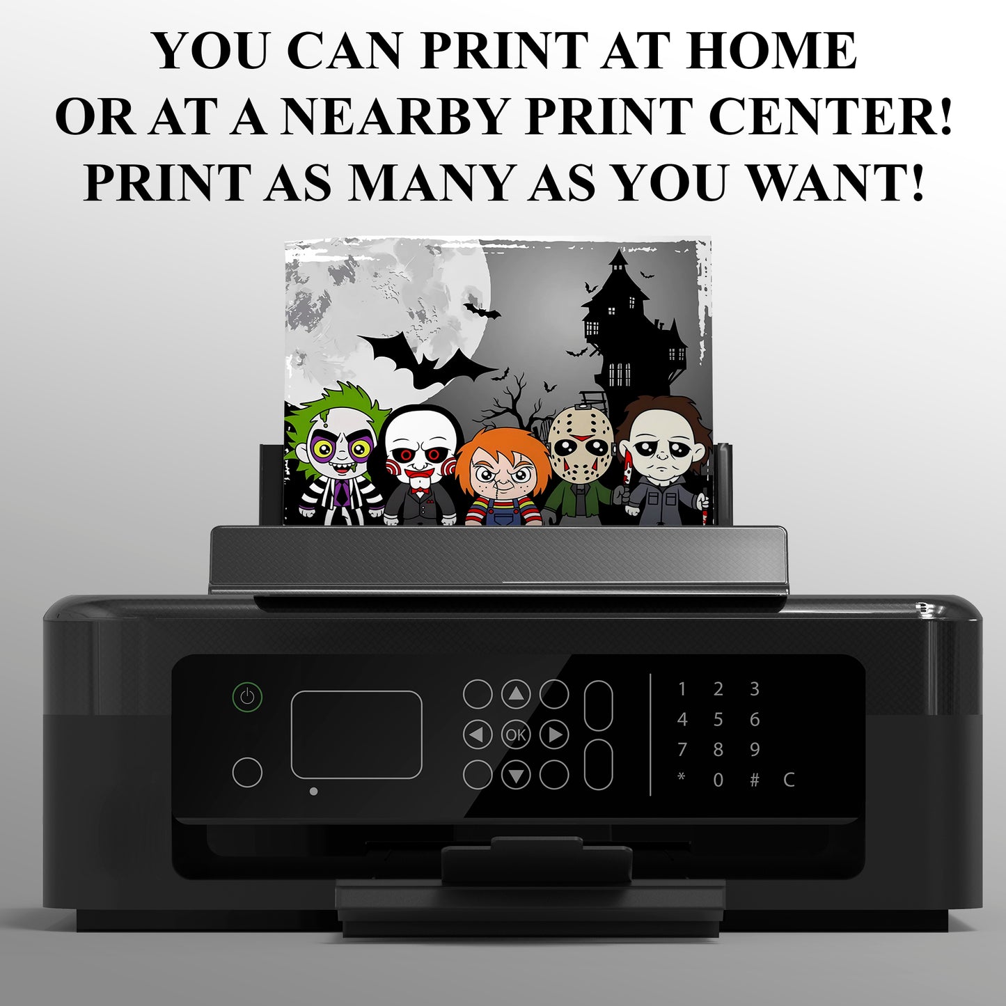 Clown Zombie Halloween Party Invitation - CreativeRino