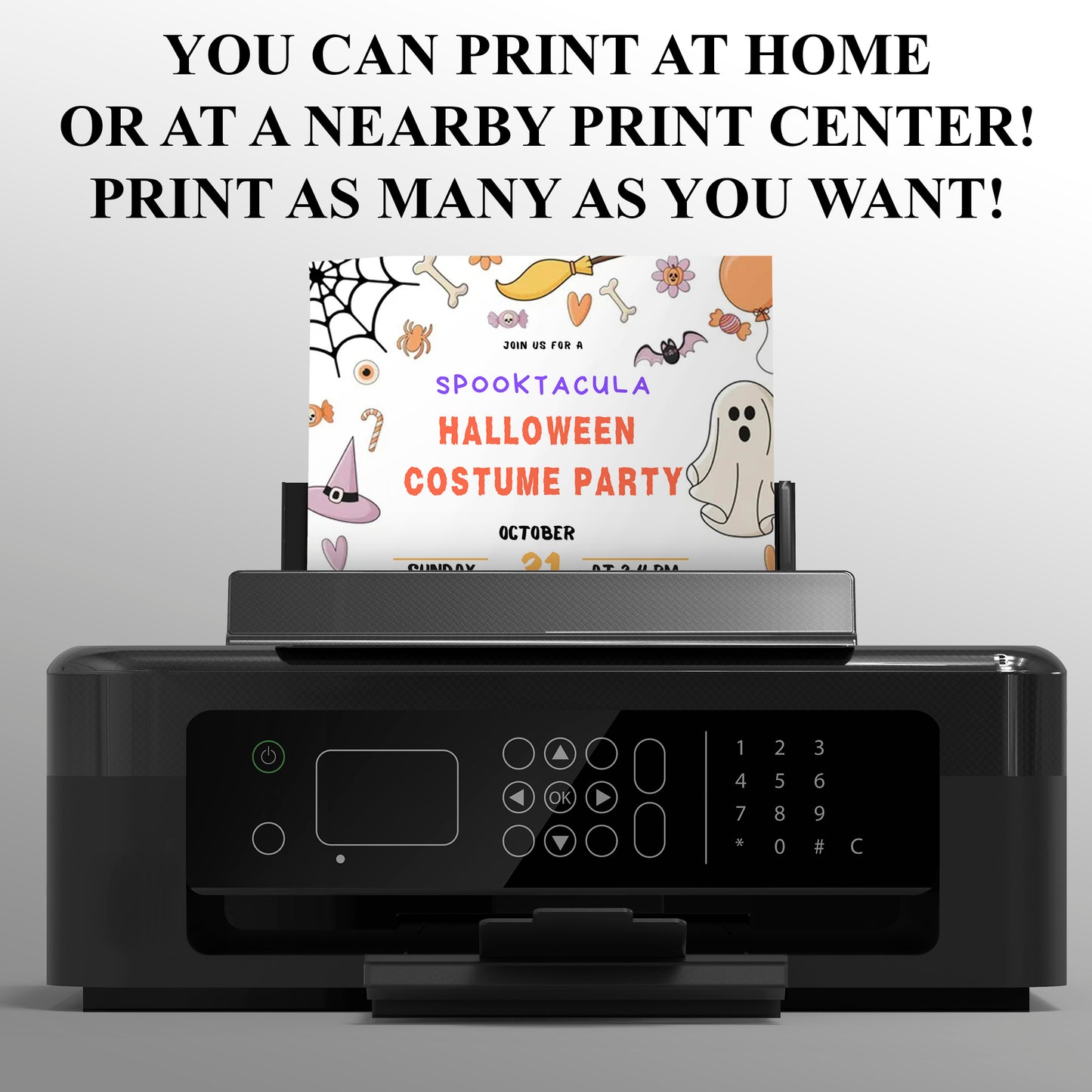 Mickey Halloween Costume Party invitation - CreativeRino