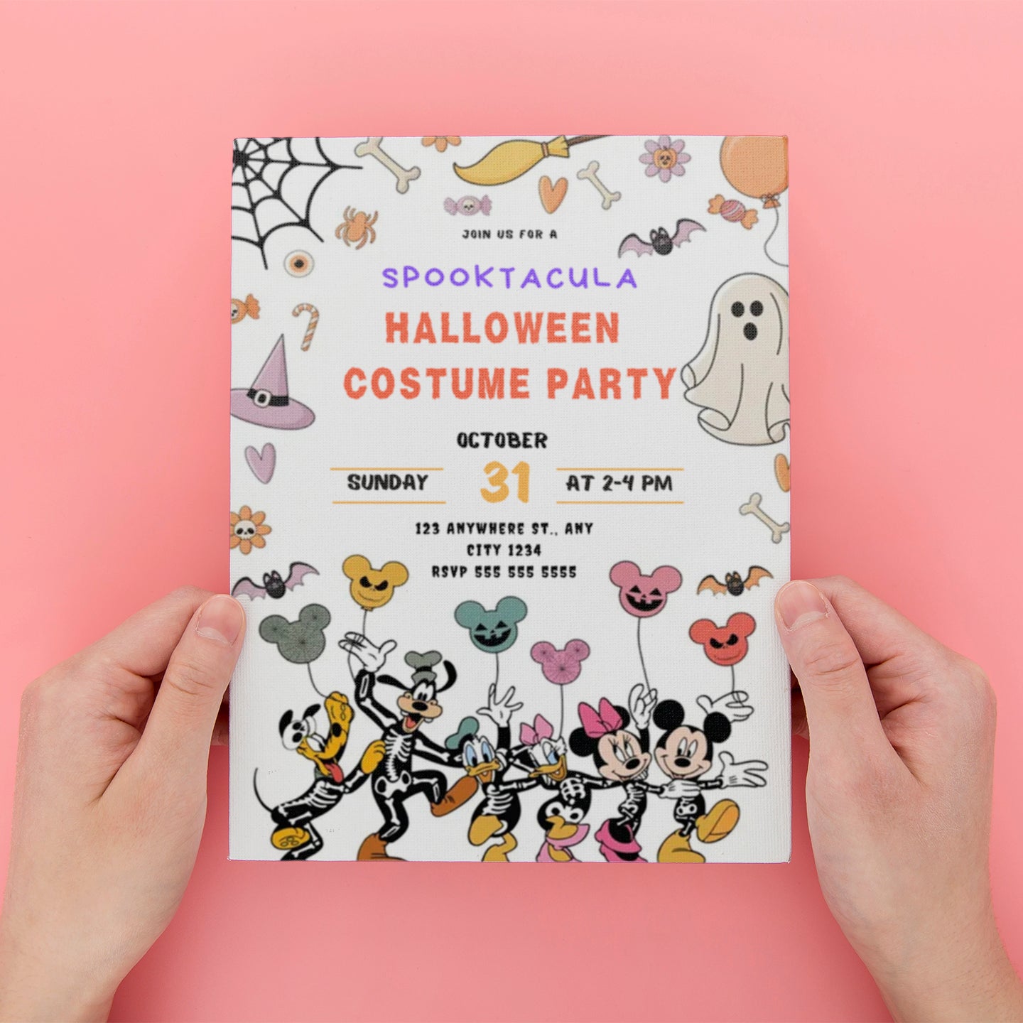 Mickey Halloween Costume Party invitation - CreativeRino