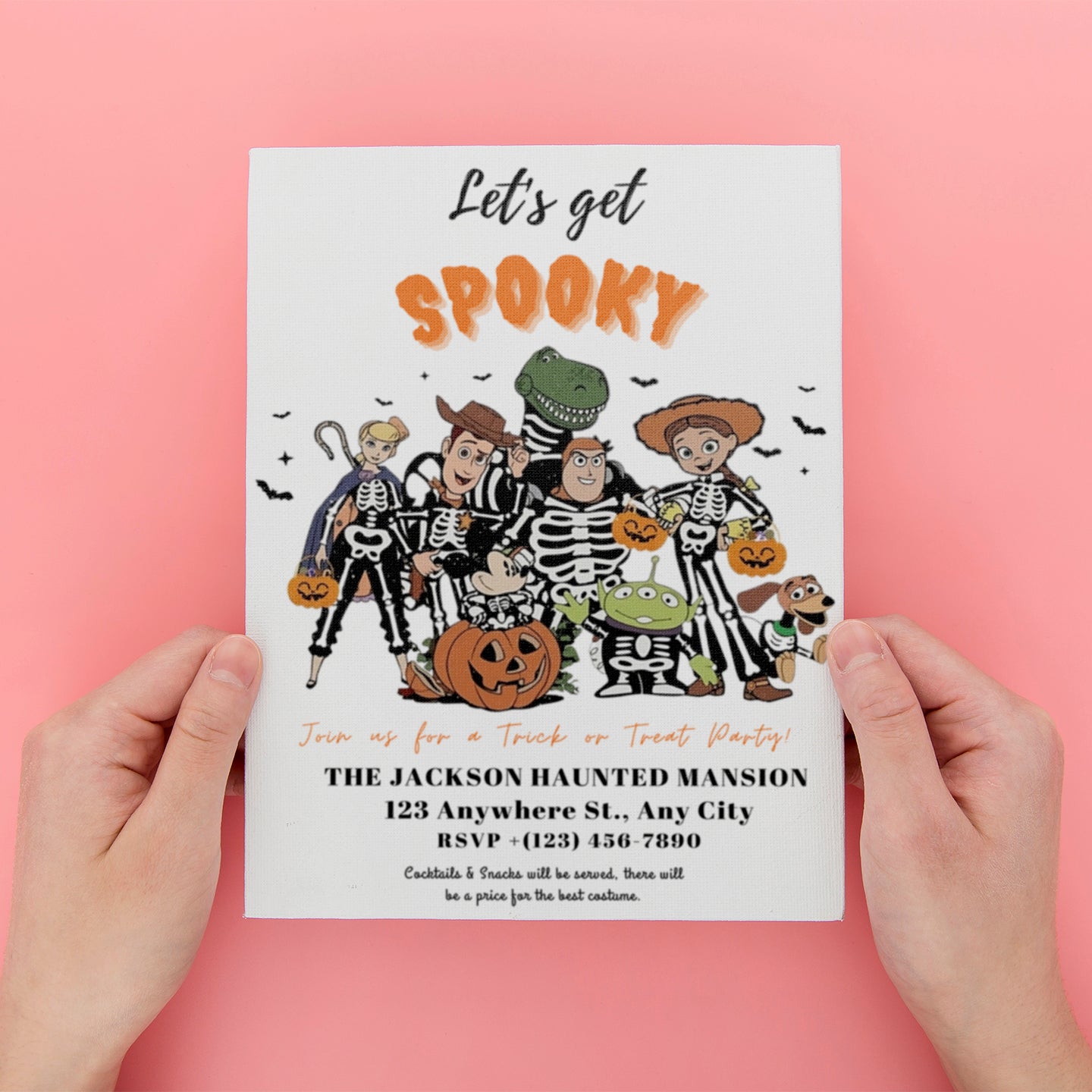 Toy Story Halloween Birthday Invitation Template - CreativeRino