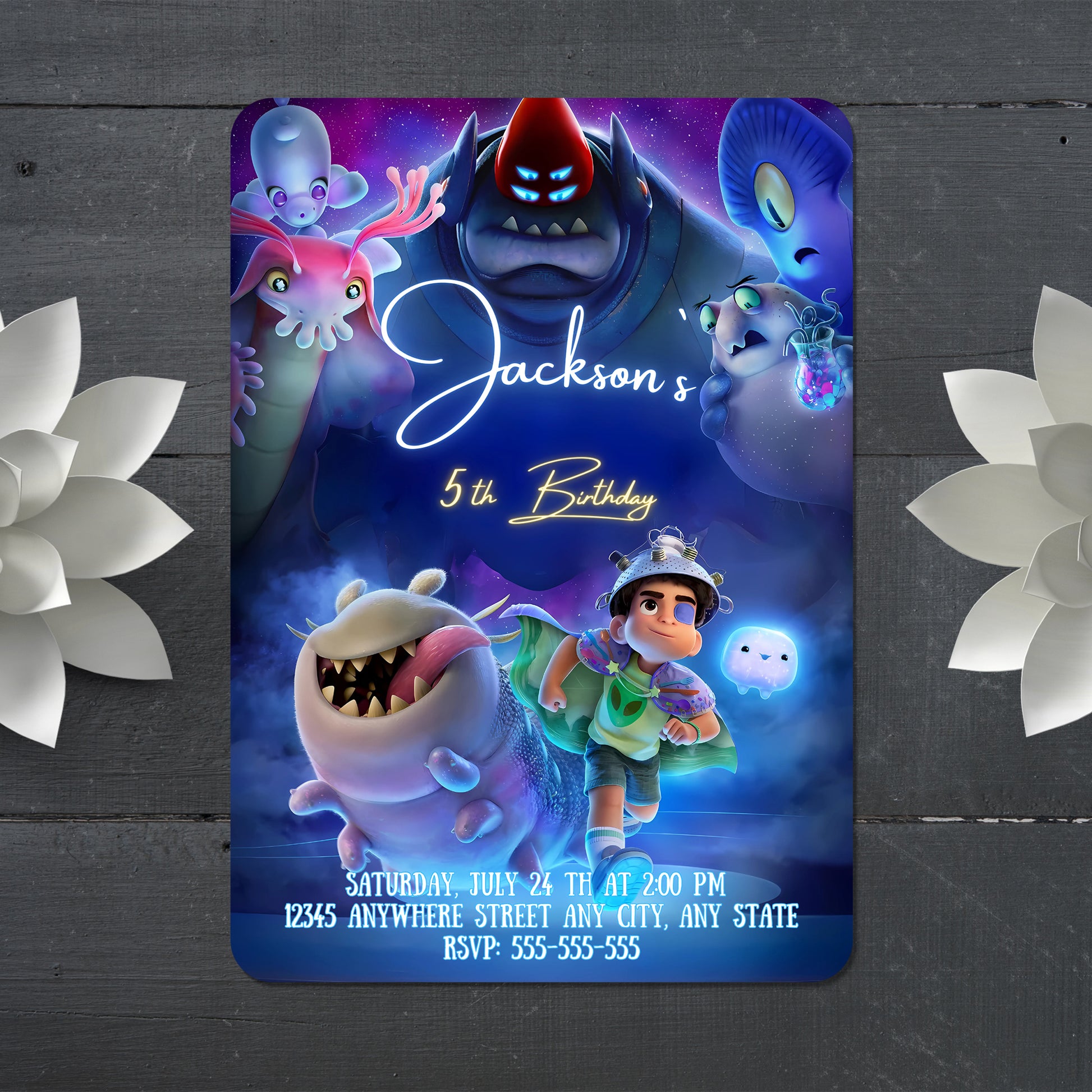 Digital Elio Birthday Invitation - CreativeRino